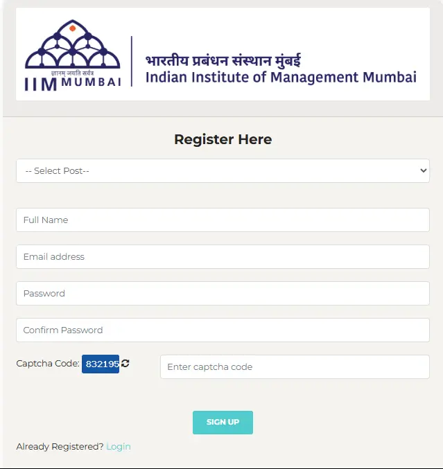 IIM Mumbai Management Trainee Recruitment 2026