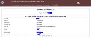 Bihar Police Constable Operator Admit Card 2026