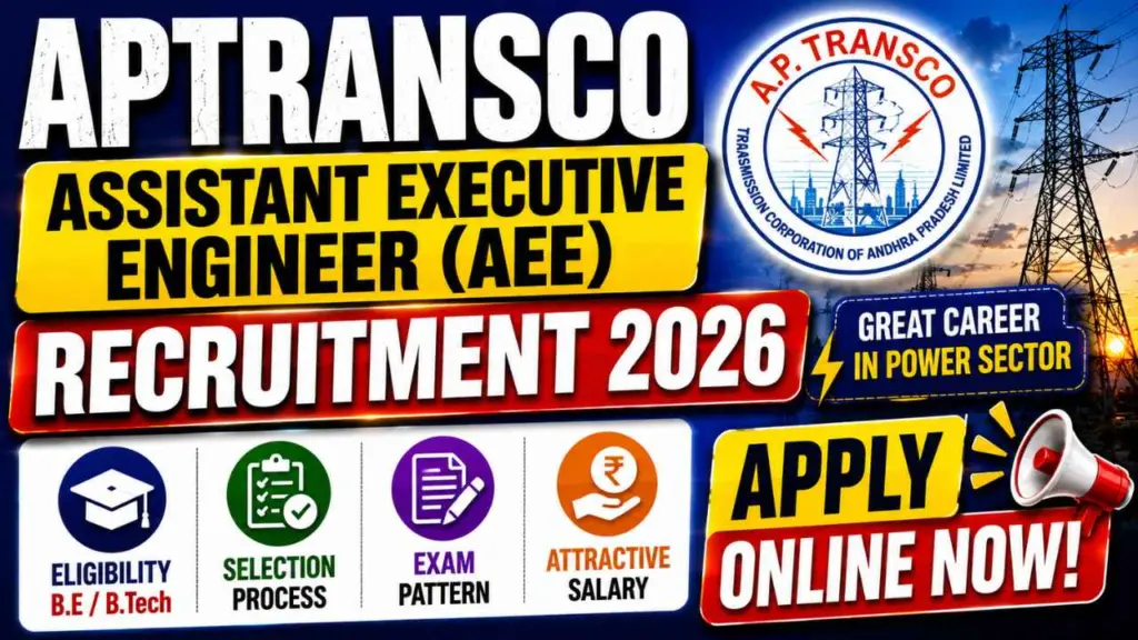 APTRANSCO Assistant Executive Engineer (AEE) Recruitment 2026