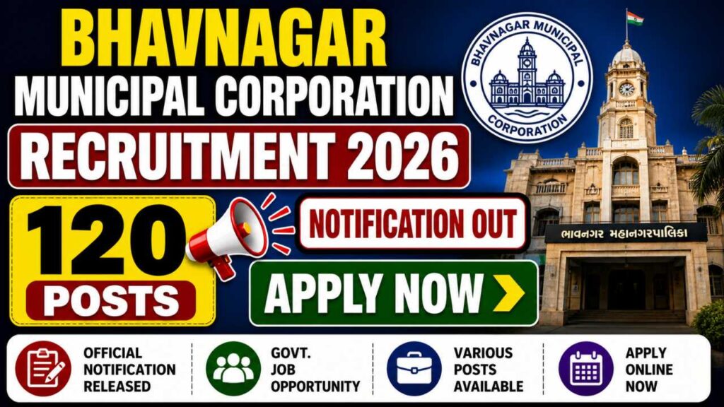 BMC Gujarat Various Post Recruitment 2026