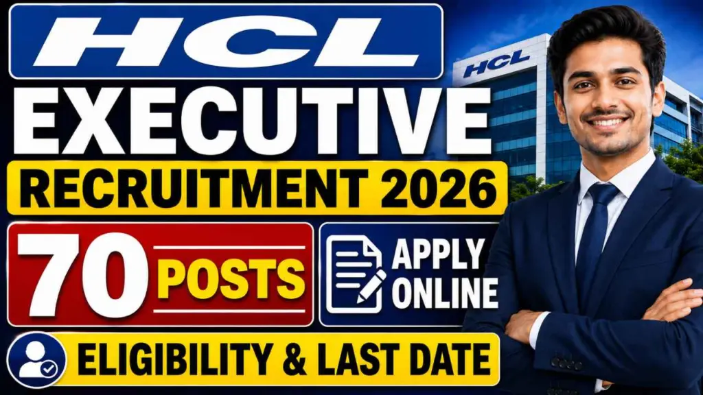 HCL Executive Recruitment 2026