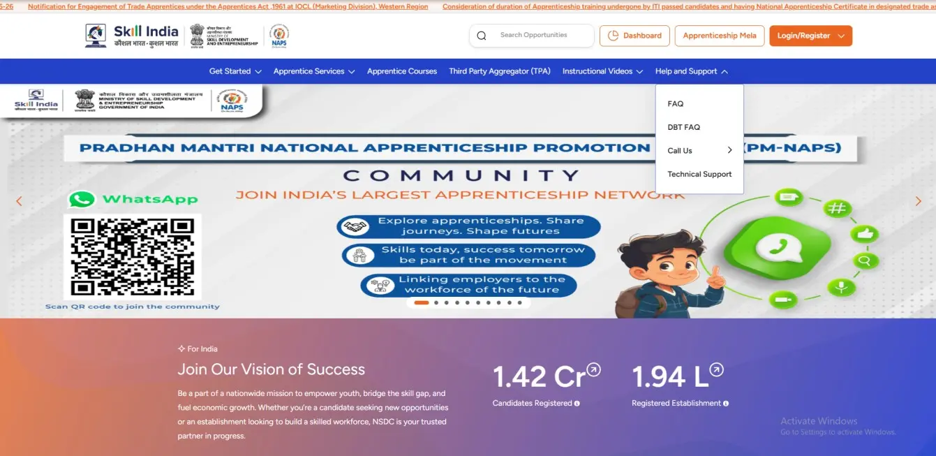 National Apprenticeship Promotion Scheme (NAPS) 2026