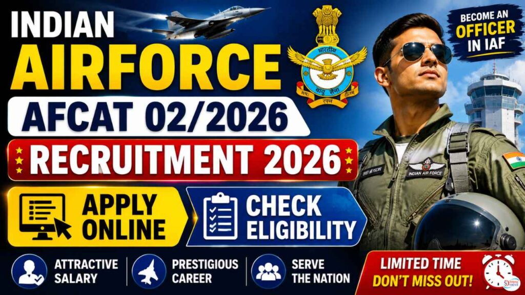 Indian Airforce AFCAT 02/2026