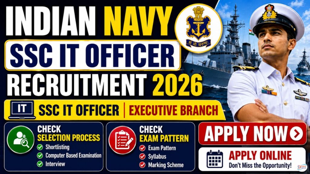 Indian Navy SSC IT Officer Recruitment 2026
