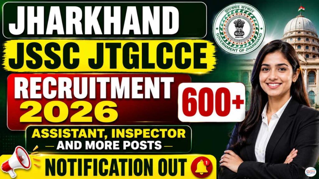 Jharkhand JSSC JTGLCCE Recruitment 2026