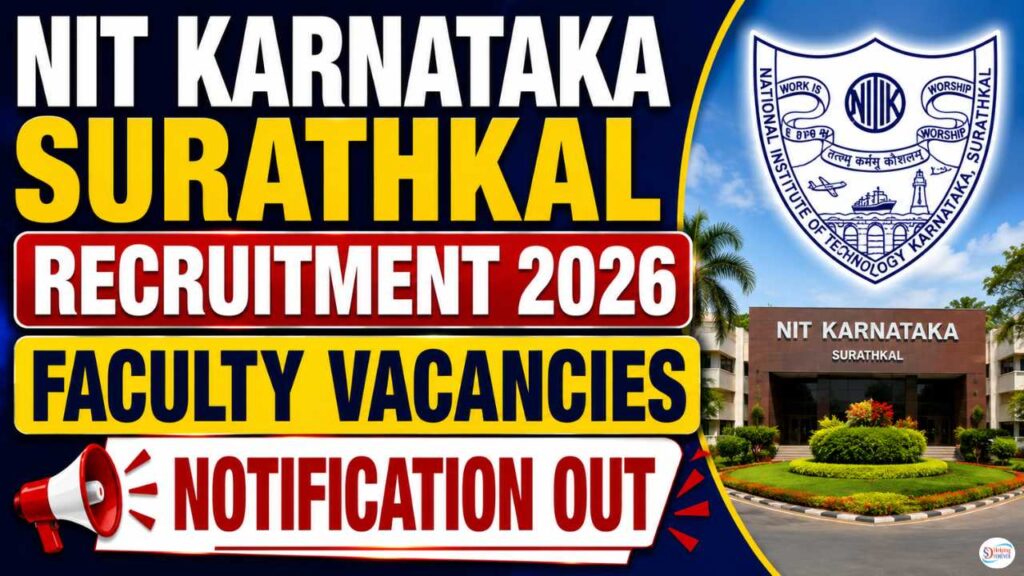 NIT Surathkal Faculty Recruitment 2026