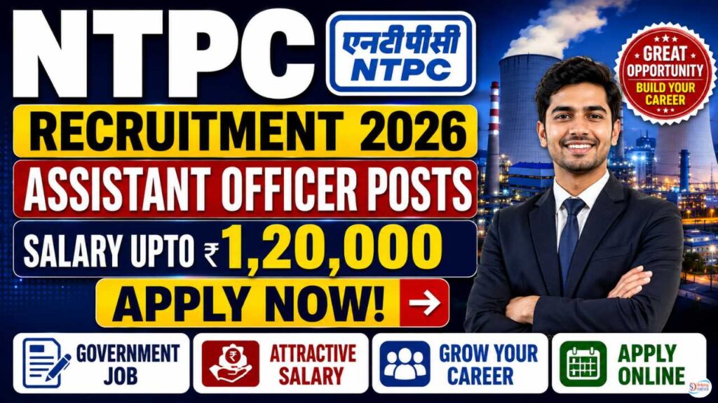 NTPC Assistant Officer Recruitment 2026