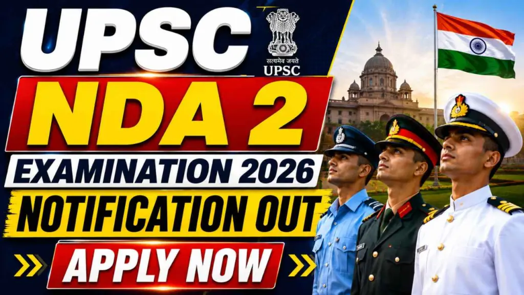UPSC NDA 2 Online Form 2026