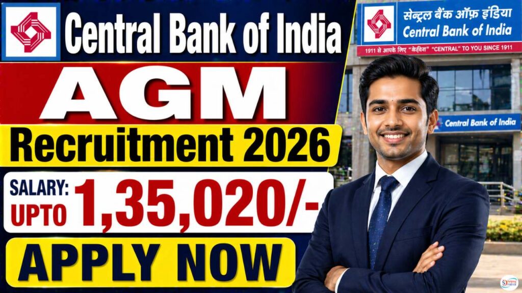 Central Bank of India AGM Recruitment 2026