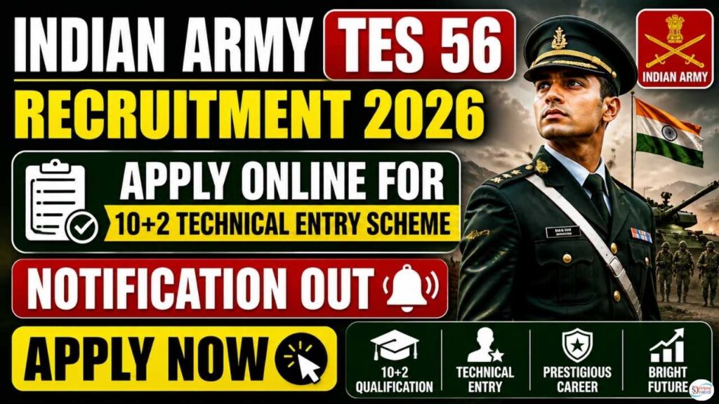 Indian Army TES 56 Recruitment 2026