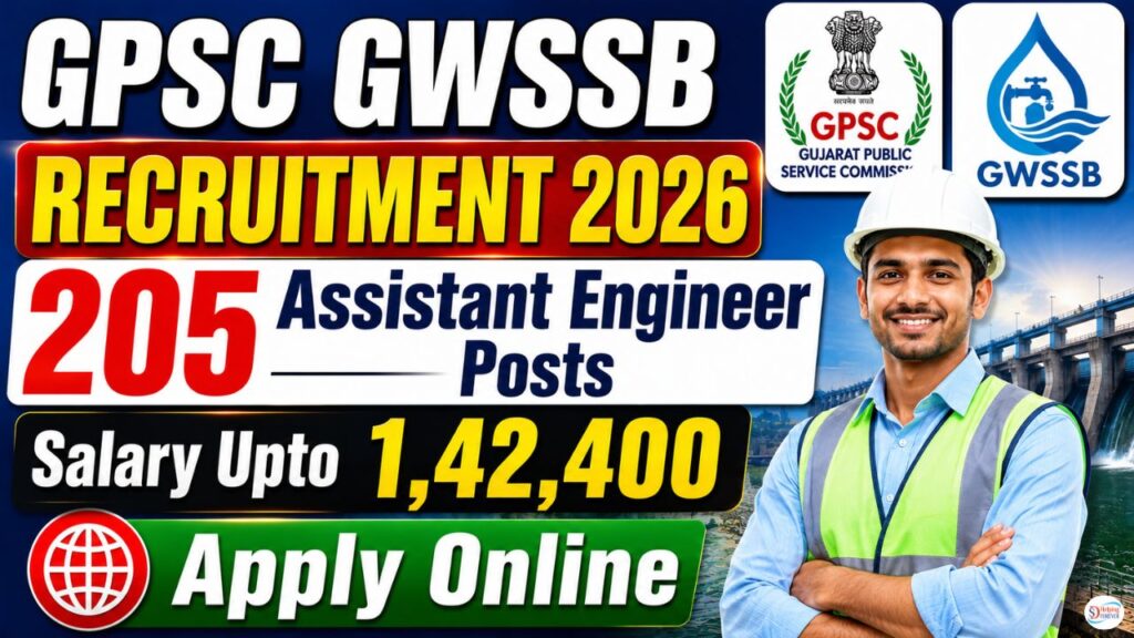 Gujarat GWSSB Assistant Engineer (AE) Recruitment 2026