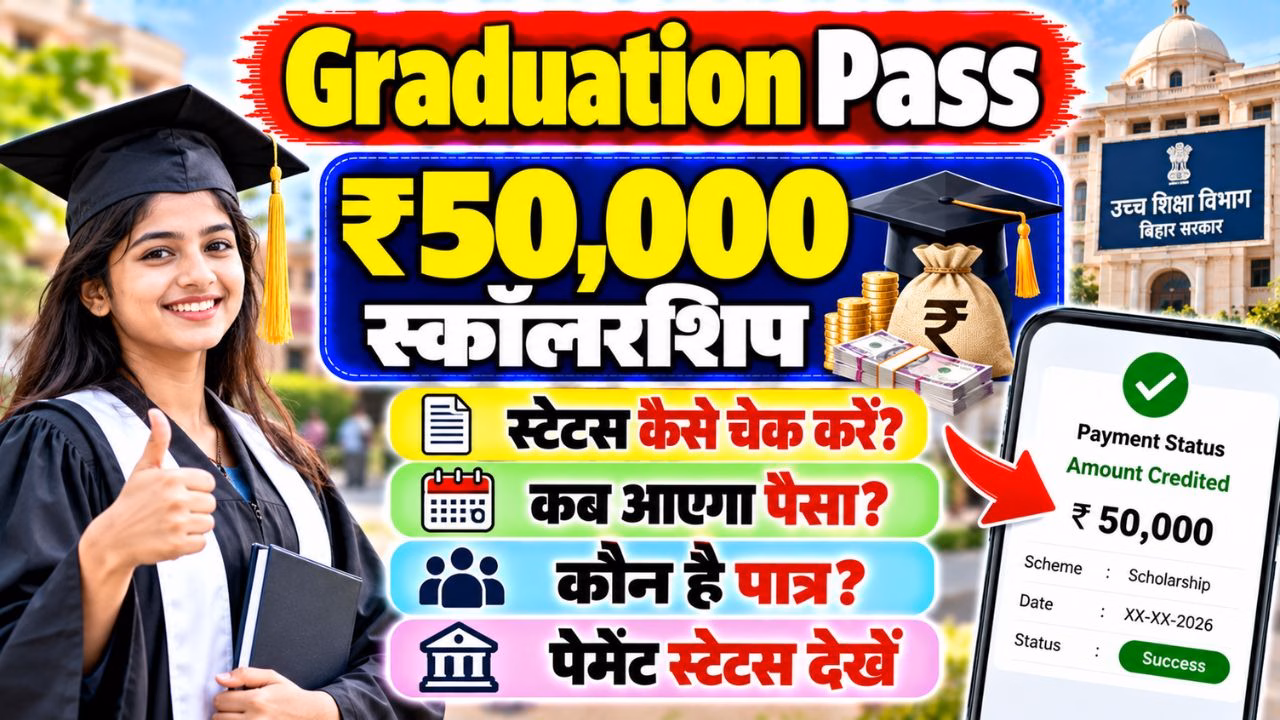 Graduation Pass 50000 scholarship status check