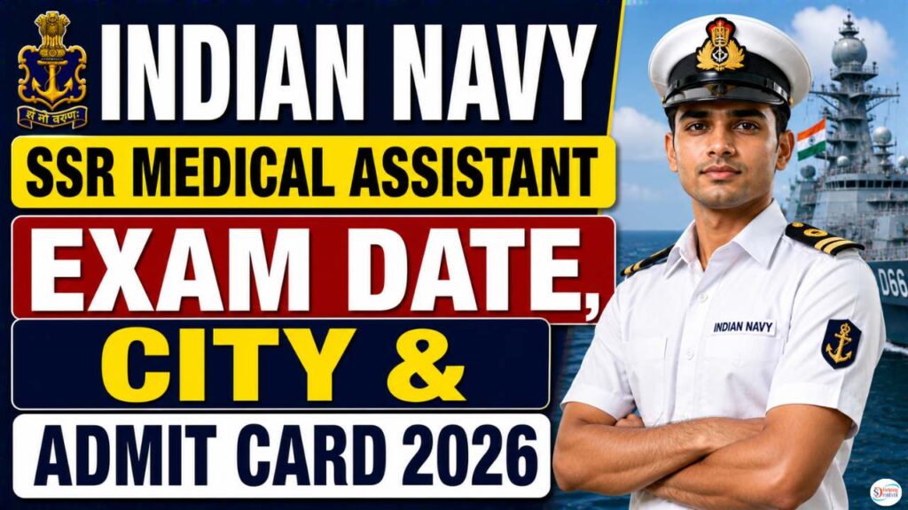 Navy SSR Medical Assistant Admit Card 2026
