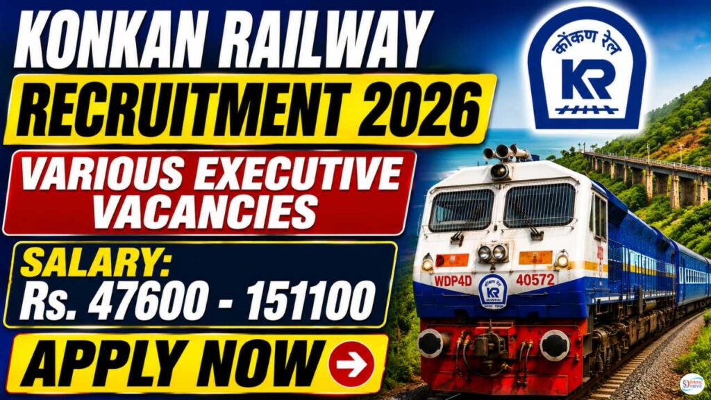 Konkan Railway Executive Recruitment 2026