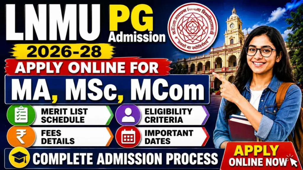 LNMU PG Admission 2026-28