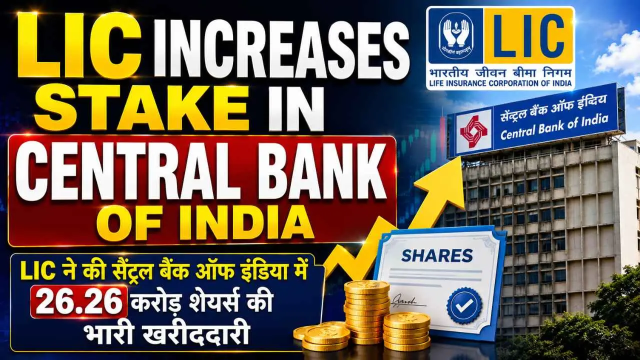 LIC Increases Stake In Central Bank Of India
