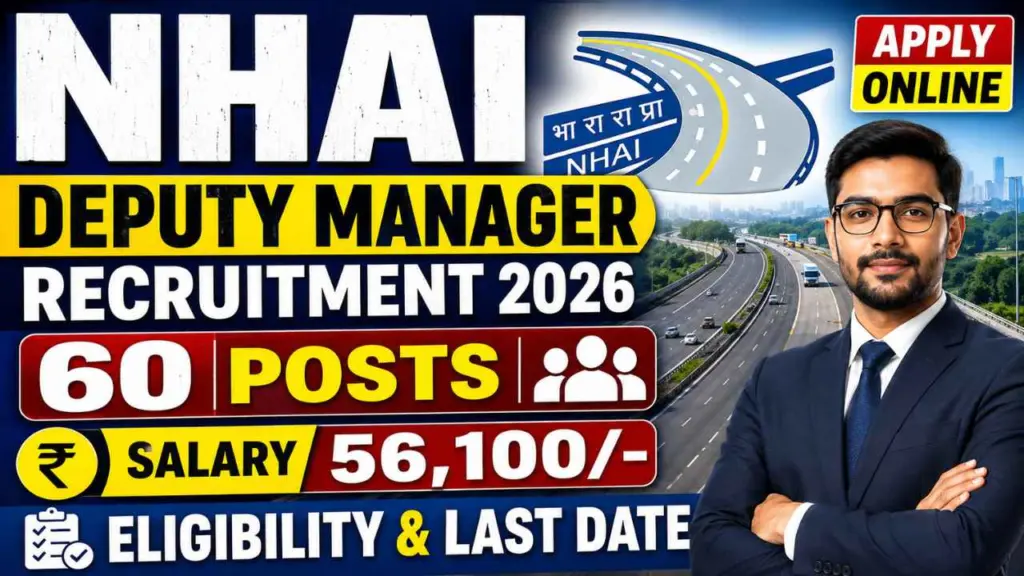 NHAI Deputy Manager Recruitment 2026