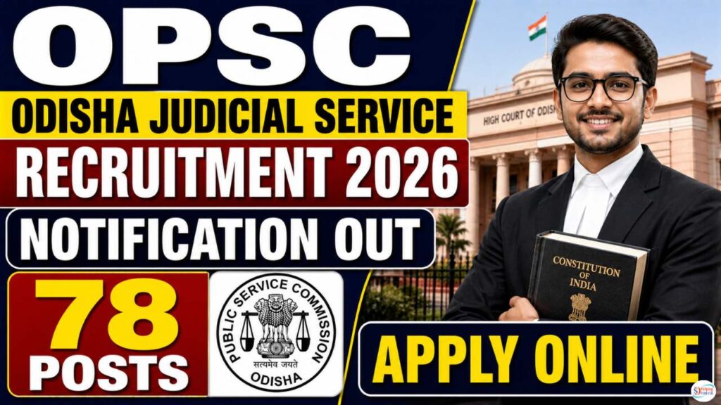 OPSC Odisha Judicial Service Recruitment 2026