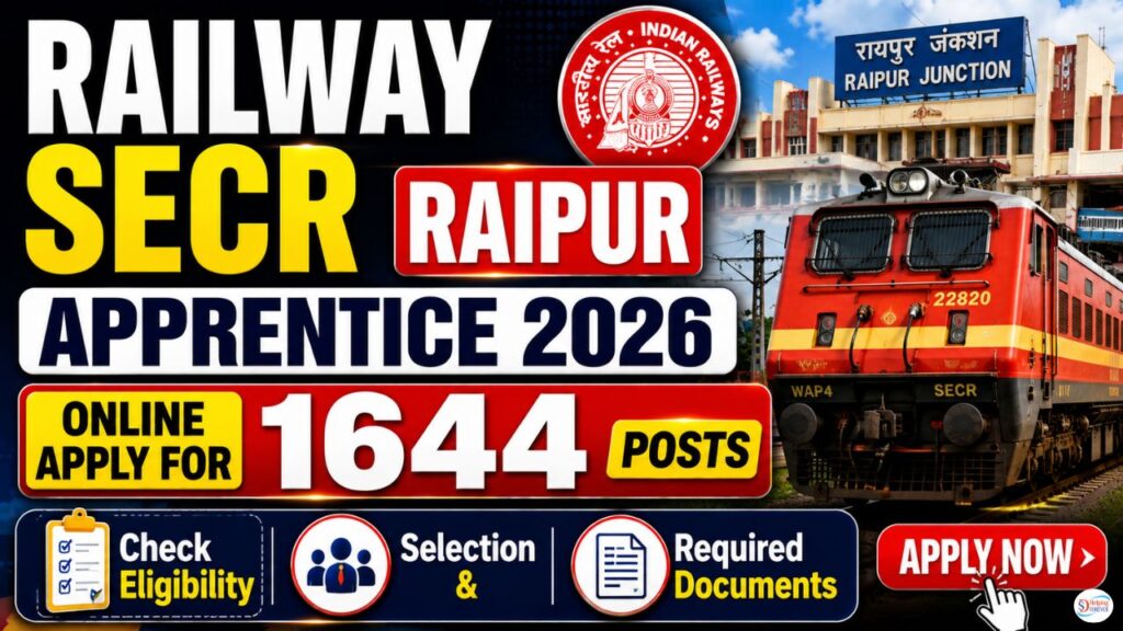 Railway SECR Raipur Apprentice 2026