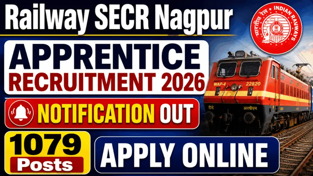 Railway SECR Nagpur Apprentice Recruitment 2026