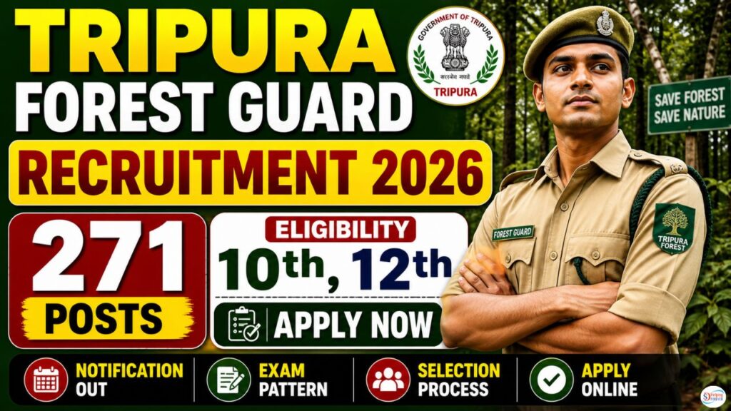 Tripura Forester & Forest Guard Recruitment 2026