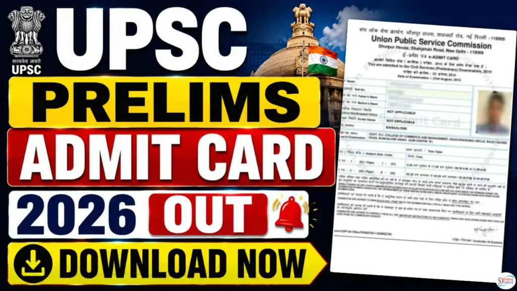UPSC Civil Service Admit Card 2026