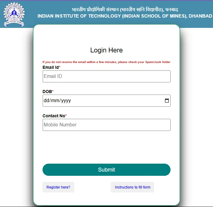 IIT ISM Dhanbad Non Teaching Recruitment 2026