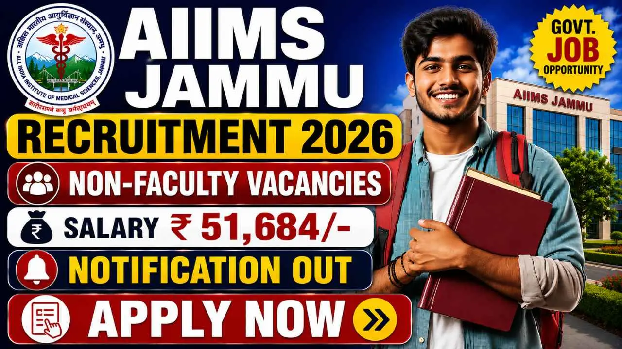 AIIMS Jammu Non Faculty Recruitment 2026