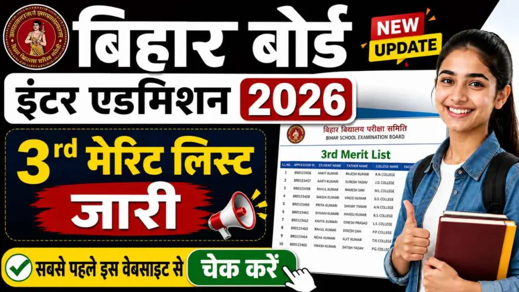 OFSS Bihar 11th Merit List 2026