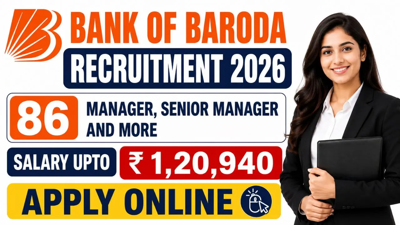Bank of Baroda Various Posts Recruitment 2026
