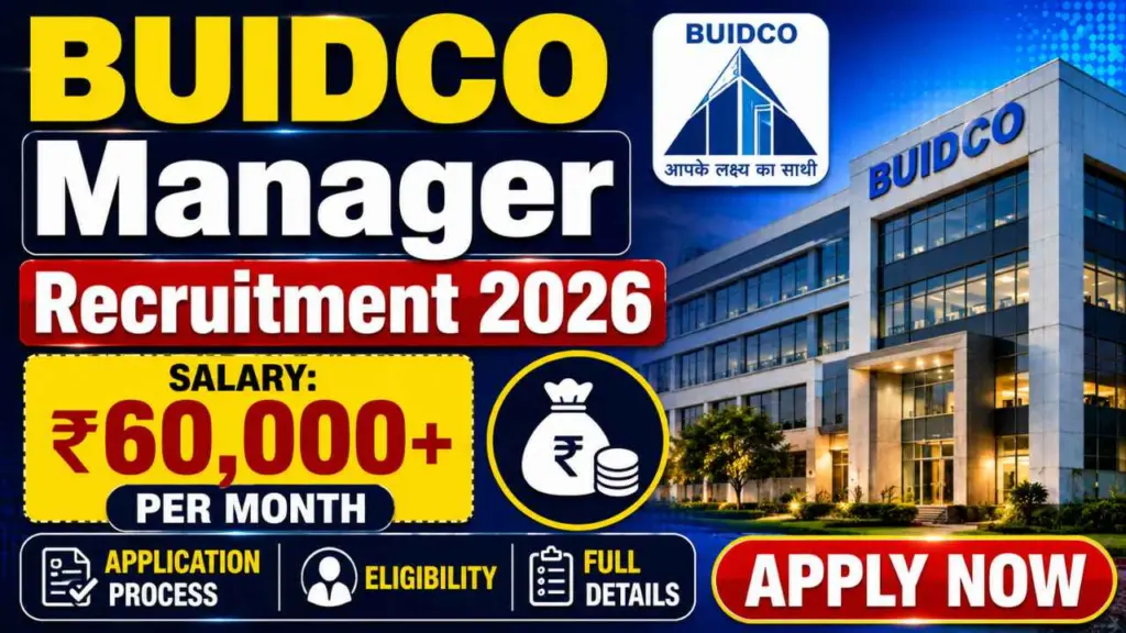 Bihar BUIDCO Manager Recruitment 2026