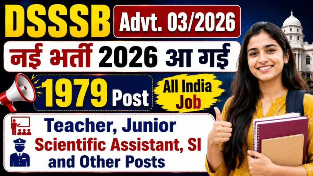DSSSB Advt 03/2026
