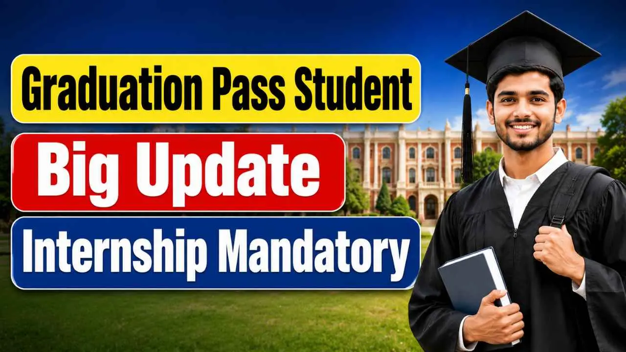 Graduation Pass Student Big Update Internship Mandatory