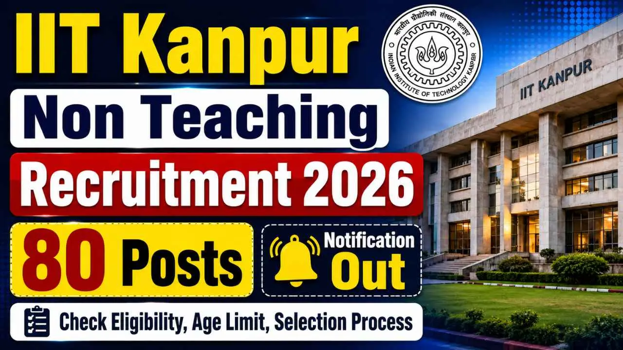 IIT Kanpur Non Teaching Recruitment 2026