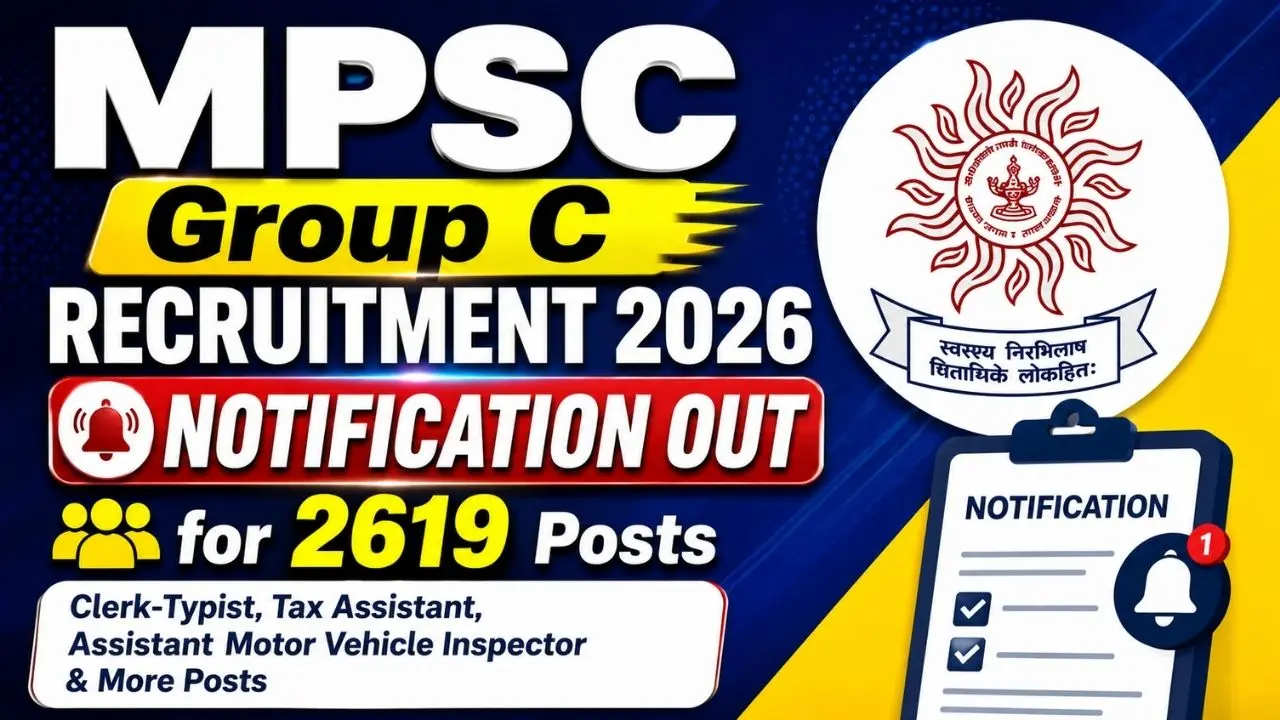 MPSC Group C Recruitment 2026