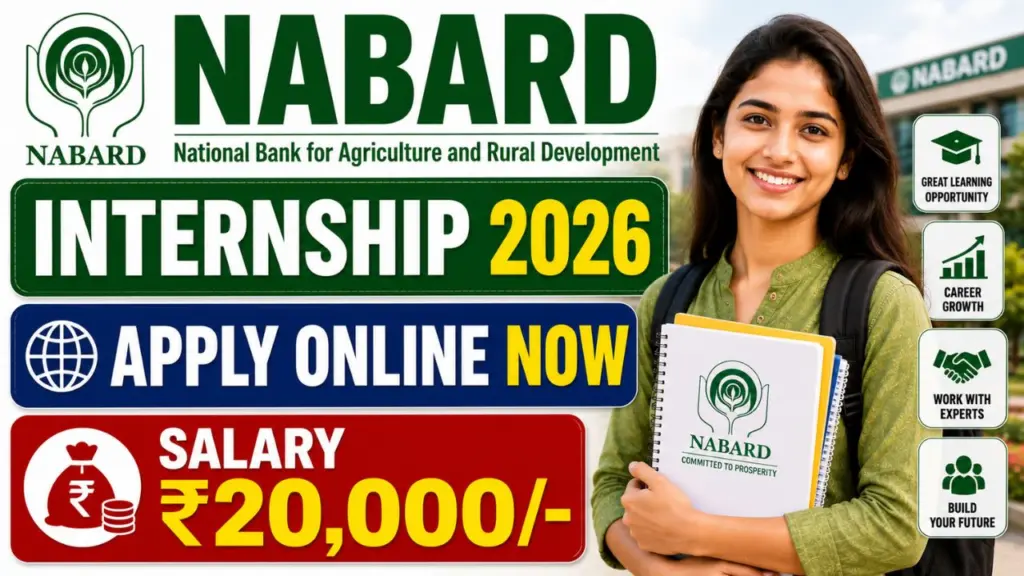 NABARD Internship Online Apply 2026