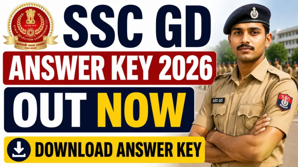 SSC GD Answer Key 2026