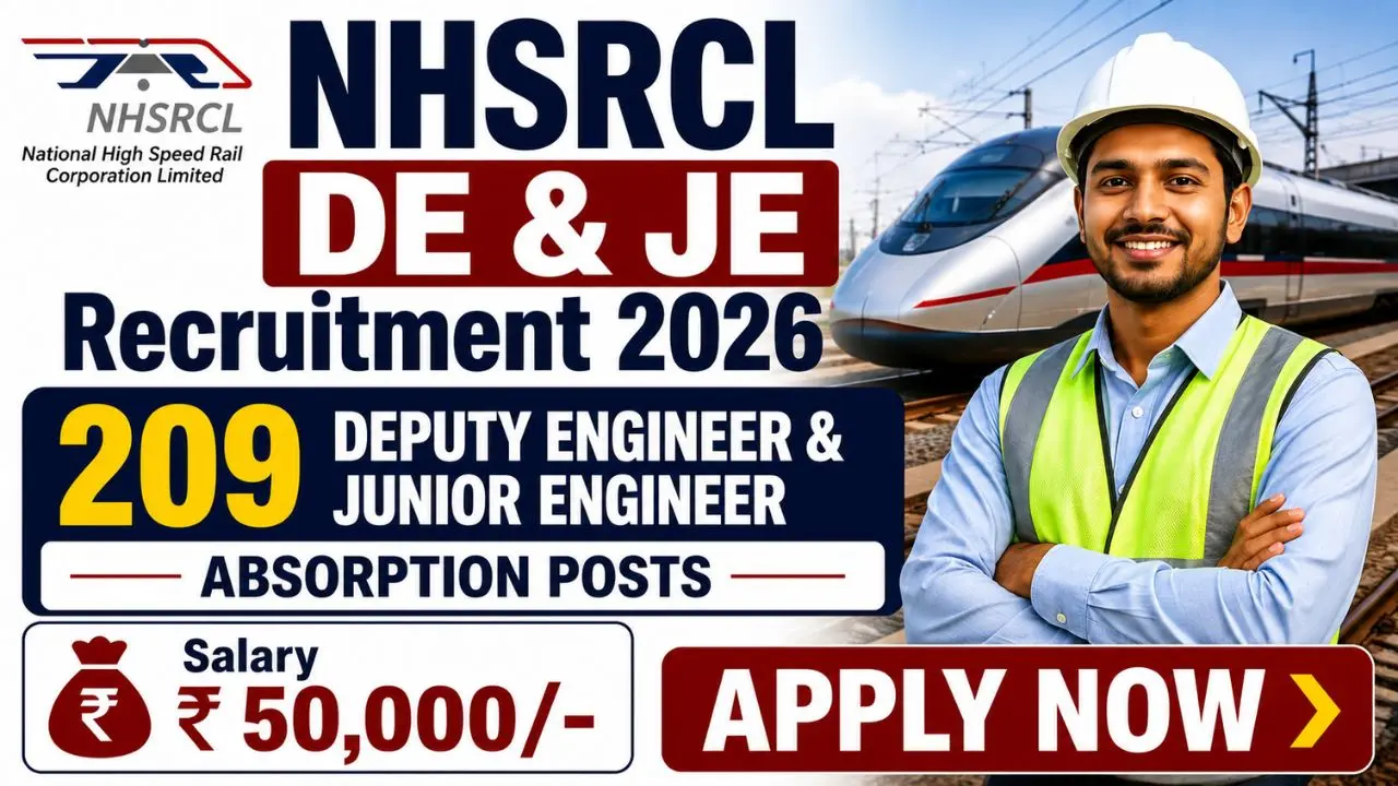 NHSRCL DE & JE Recruitment 2026
