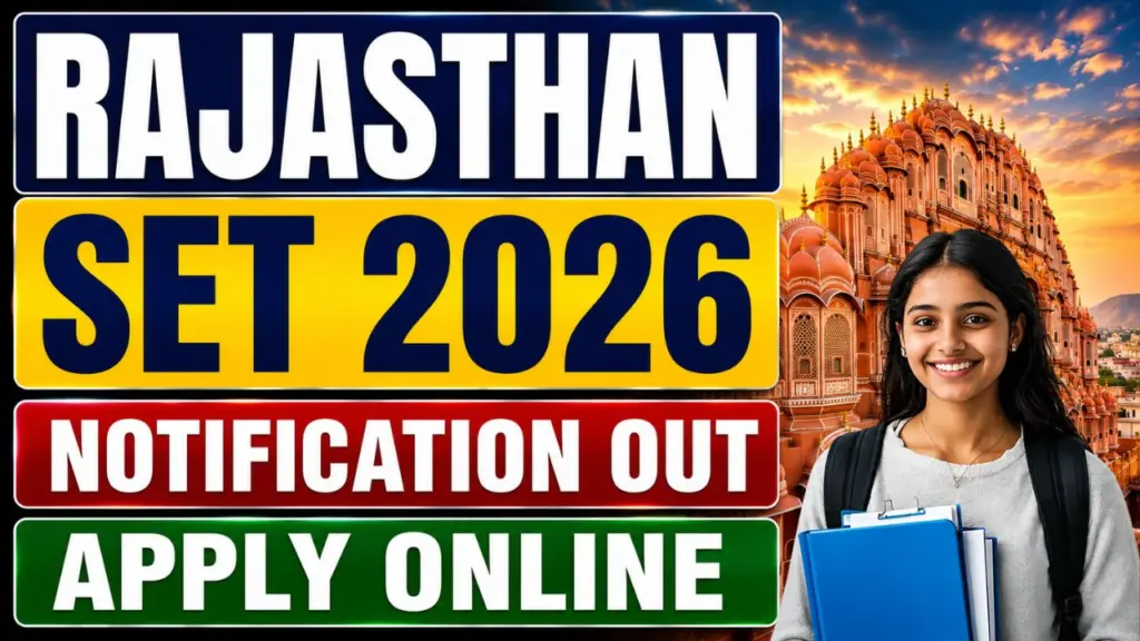 Rajasthan State Eligibility Test (SET) Online Form 202