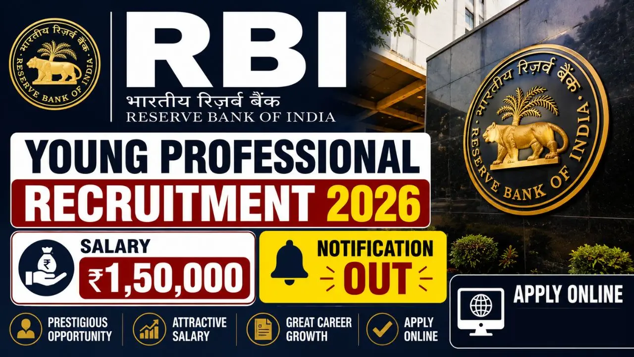 RBI Young Professional Recruitment 2026