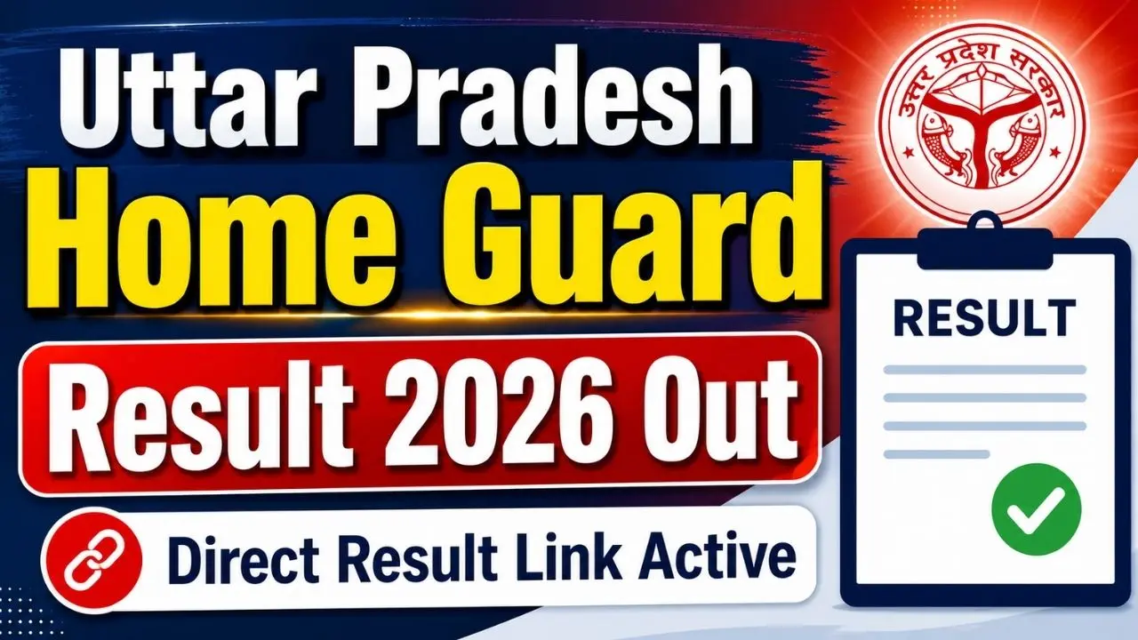 UP Police Home Guard 2025 Result 2026