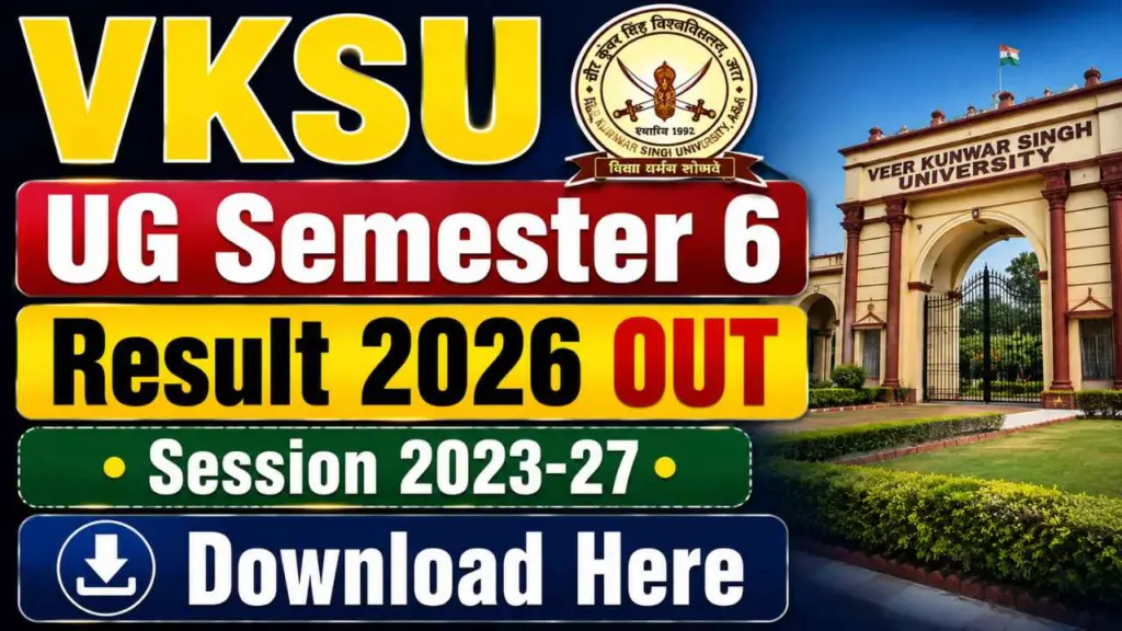 VKSU UG Semester 6 Result 2026