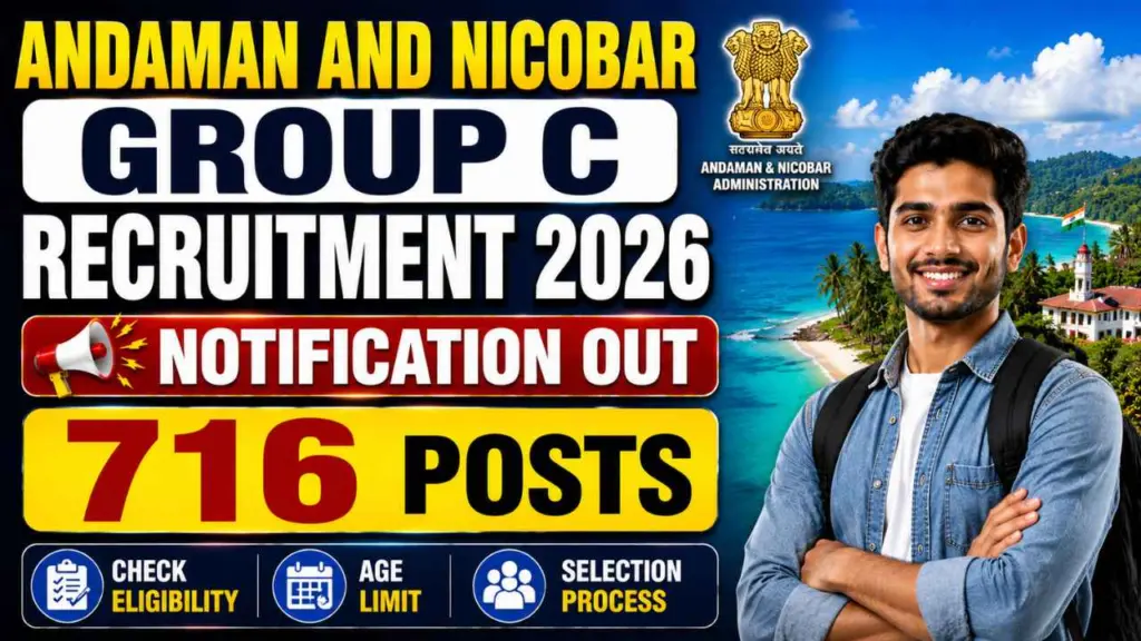Andaman And Nicobar Group C Recruitment 2026