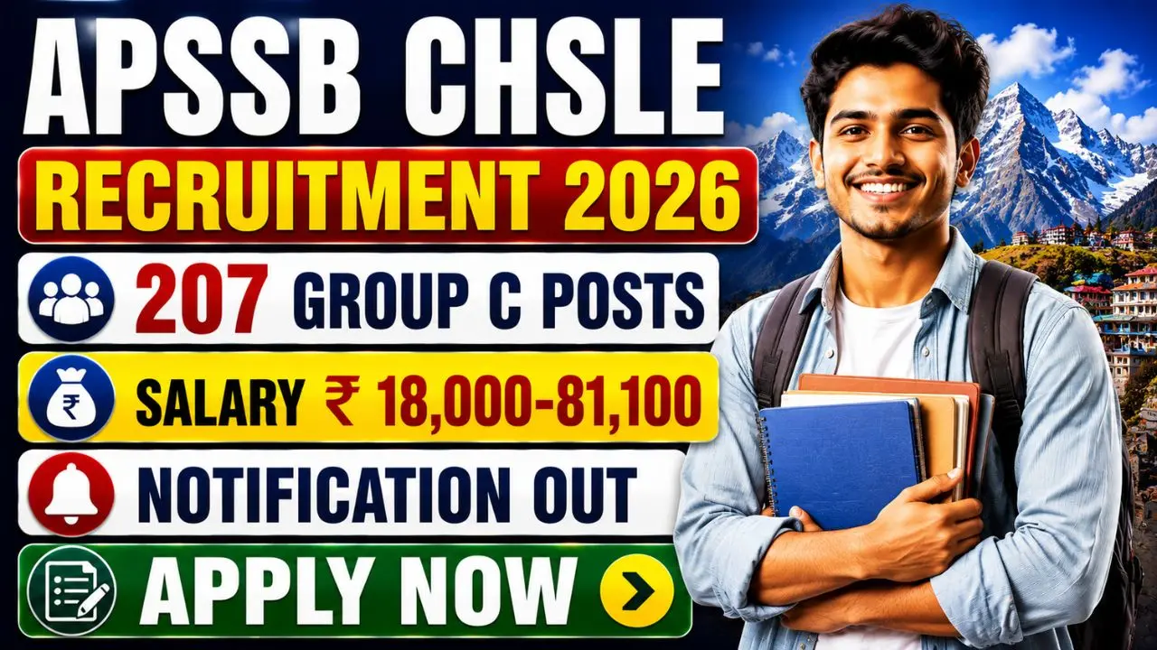 APSSB CHSL Recruitment 2026