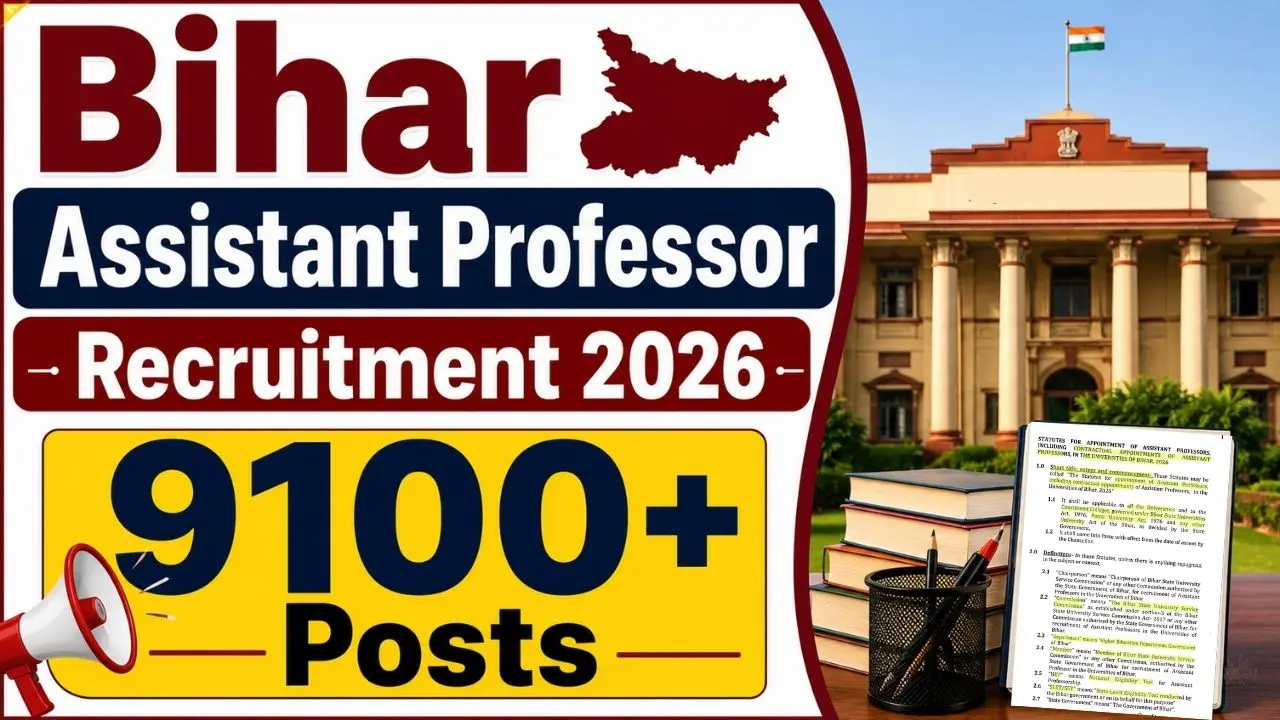 Bihar Assistant Professor Recruitment 2026