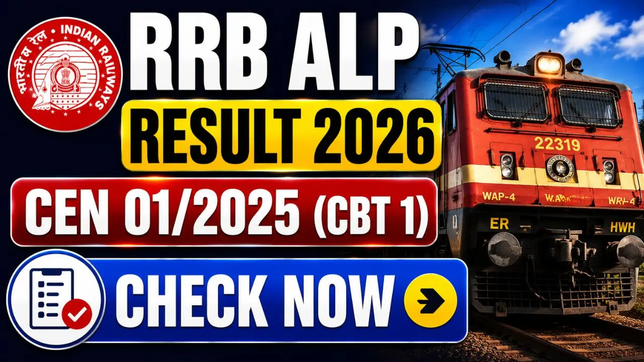 RRB ALP CEN 01/2025 CBT 1 Score Card
