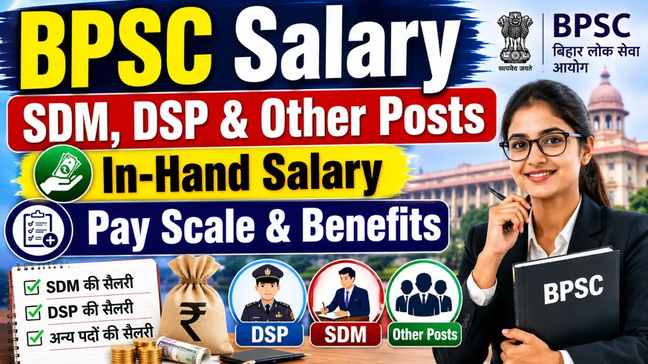 BPSC Various Posts Salary Profile 2026
