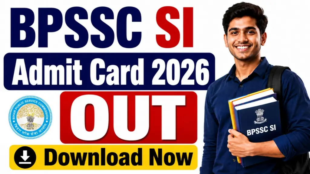 Bihar Police SI Prohibition Admit Card 2026