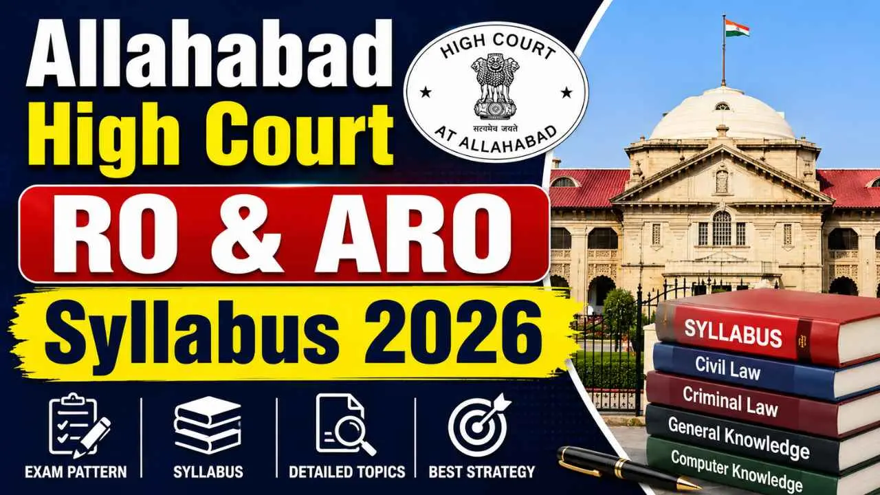 Allahabad High Court RO & ARO Syllabus 2026