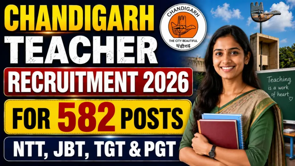 Chandigarh Teacher Recruitment 2026